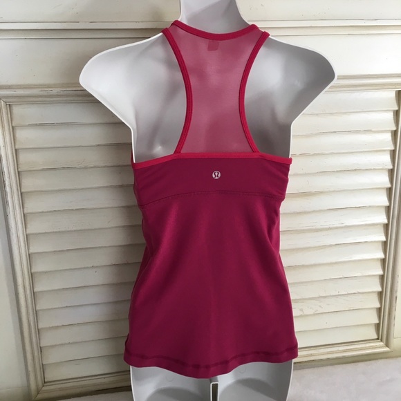 Lululemon Tank Top Mesh Racerback Size 6 - Picture 2 of 8